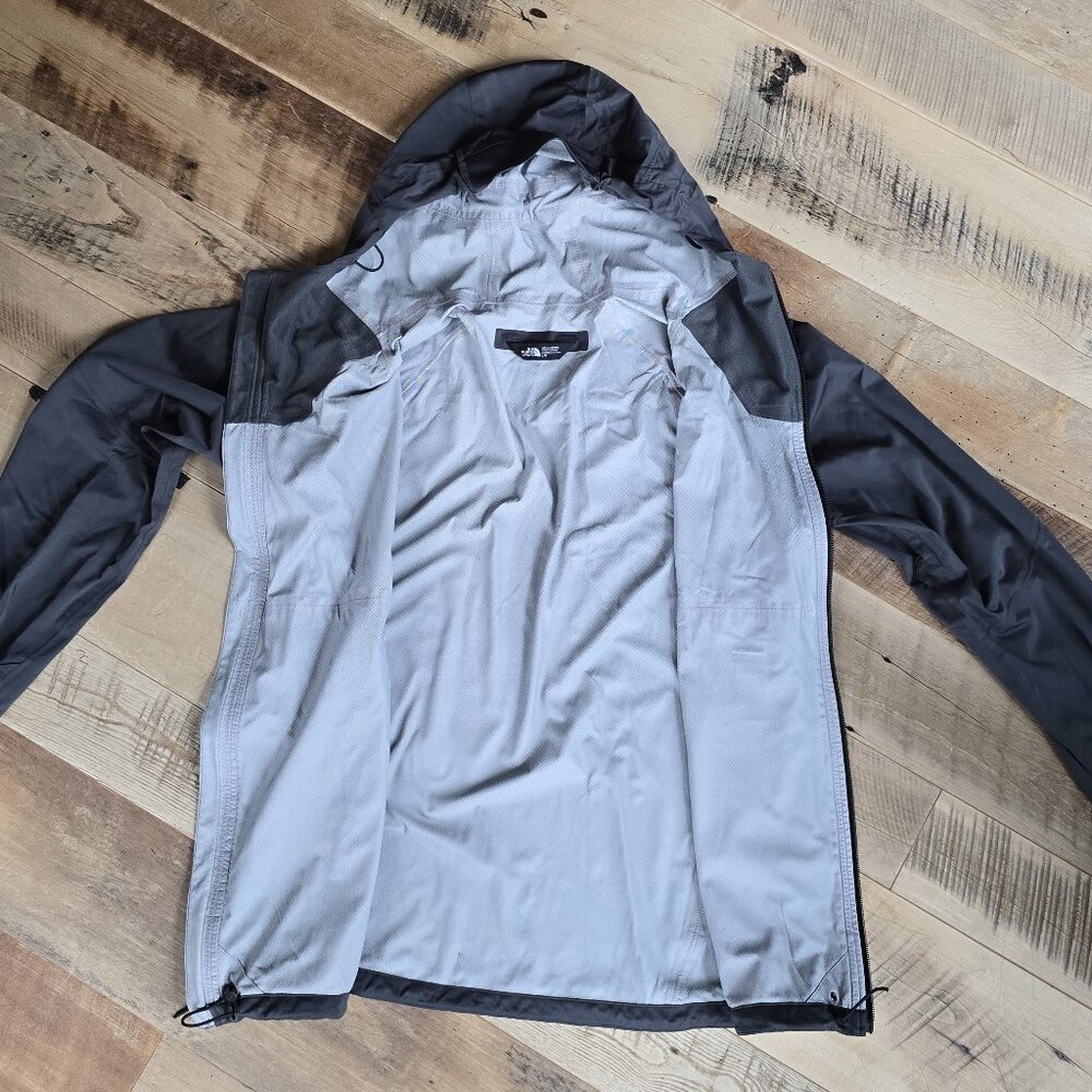 Mens The North Face Full Zip Windbreaker Jacket Size Large Black - Picture 7 of 12